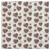 Tissu J'adore le café (Échantillon)