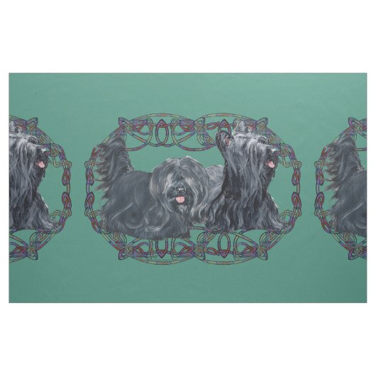 Tissu J'adore mon Skye Terrier (Fat Quarter)