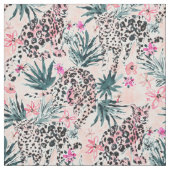 Tissu JAGUAR JUNGLE Safari DE JESSI (Échantillon)