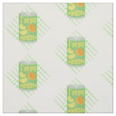 Tissu J'ai des abricots Tin de fruit (Échantillon)