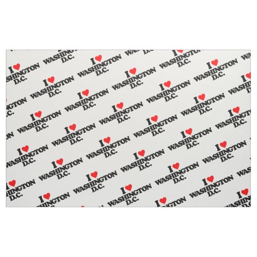 TISSU J'AIME DC DE WASHINGTON (Fat Quarter)