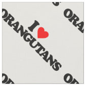 TISSU J'AIME DES ORANGS-OUTANS (Fermer)