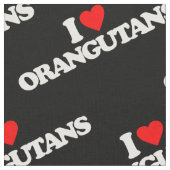 TISSU J'AIME DES ORANGS-OUTANS (Fermer)