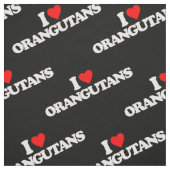 TISSU J'AIME DES ORANGS-OUTANS (Échantillon)