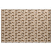 Tissu J'aime des orignaux ! (Yard)