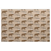 Tissu J'aime des orignaux ! (Fat Quarter)