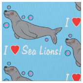 Tissu J'aime des otaries ! (fermé)