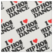 TISSU J'AIME LA DANSE DE HIP HOP (Échantillon)