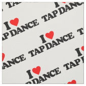 TISSU J'AIME LA DANSE DE ROBINET (Échantillon)