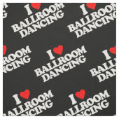 TISSU J'AIME LA DANSE DE SALON (Échantillon)