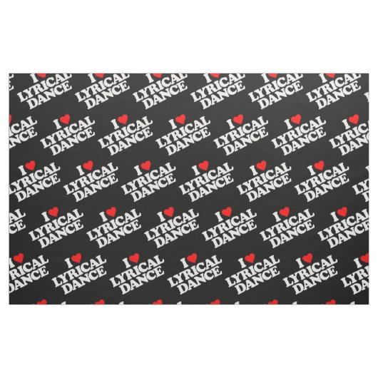 TISSU J'AIME LA DANSE LYRIQUE (Fat Quarter)