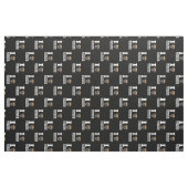 Tissu J'aime la frontière Terrier -2- (Yard)
