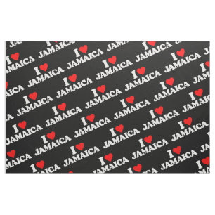 TISSU J'AIME LA JAMAÏQUE