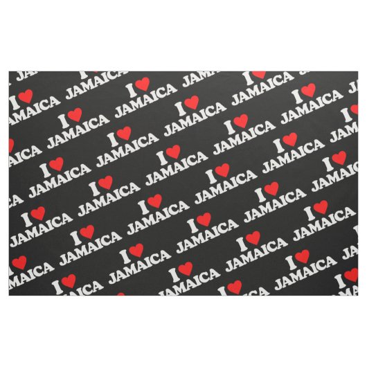 TISSU J'AIME LA JAMAÏQUE (Fat Quarter)