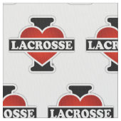 Tissu J'aime la lacrosse (fermé)
