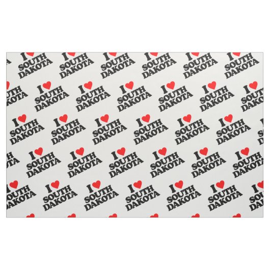 TISSU J'AIME LE DAKOTA SUD (Fat Quarter)