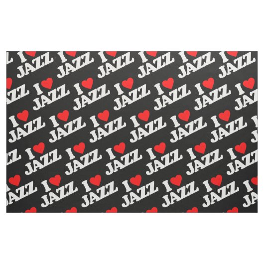 TISSU J'AIME LE JAZZ (Fat Quarter)