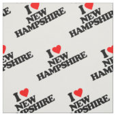 TISSU J'AIME LE NEW HAMPSHIRE (Échantillon)
