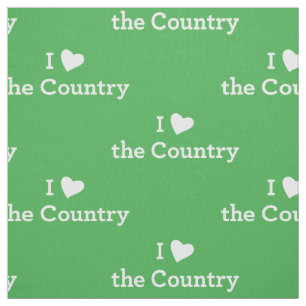 Tissu J'aime le pays