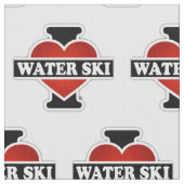 Tissu J'aime le ski d'eau (fermé)