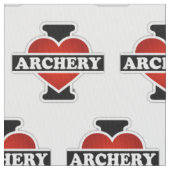 Tissu J'aime le tir à l'arc (fermé)