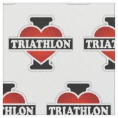 Tissu J'aime le triathlon (fermé)