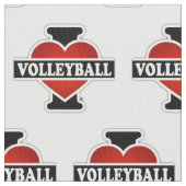 Tissu J'aime le volleyball (fermé)