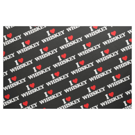 TISSU J'AIME LE WHISKEY (Fat Quarter)