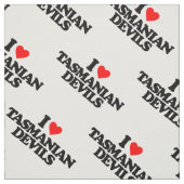 TISSU J'AIME LES DIABLES TASMANIENS (Échantillon)