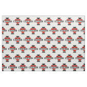 Tissu J'aime l'hockey (Fat Quarter)