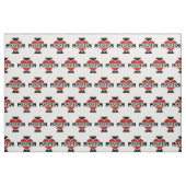 Tissu J'aime l'hockey de champ (Fat Quarter)
