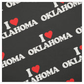 TISSU J'AIME L'OKLAHOMA (Échantillon)