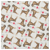 Tissu J'aime ma canne Corso (Échantillon)