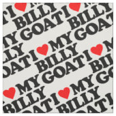 TISSU J'AIME MA CHÈVRE DE BILLY (Échantillon)
