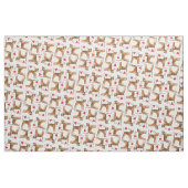 Tissu J'aime ma frontière Terrier (Fat Quarter)