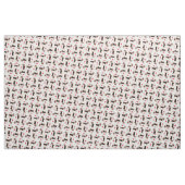 Tissu J'aime ma peau de Basset (Yard)