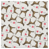 Tissu J'aime ma peau de lott (Échantillon)