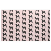 Tissu J'Aime Mon Akita ! (Fat Quarter)