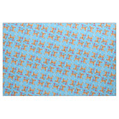 Tissu J'aime mon Basenji (Fat Quarter)