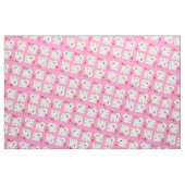 Tissu J'aime mon Bichon (Fat Quarter)