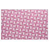 Tissu J'aime mon Bull Terrier (Fat Quarter)