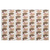 Tissu J'aime mon café Retro Java (Fat Quarter)