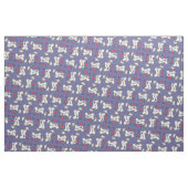 Tissu J'aime mon Cesky Terrier (Fat Quarter)