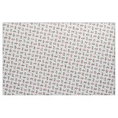 Tissu J'aime mon Coonhound de Bluetick (Yard)