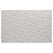 Tissu J'aime mon Doberman Pinscher (Yard)