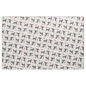 Tissu J'aime mon Doberman Pinscher (Fat Quarter)