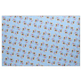 Tissu J'aime mon fox-hound américain (Fat Quarter)