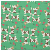 Tissu J'aime mon GBGV (Échantillon)