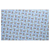 Tissu J'aime mon Husky (Fat Quarter)