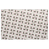 Tissu J'aime mon inscher miniature (Fat Quarter)
